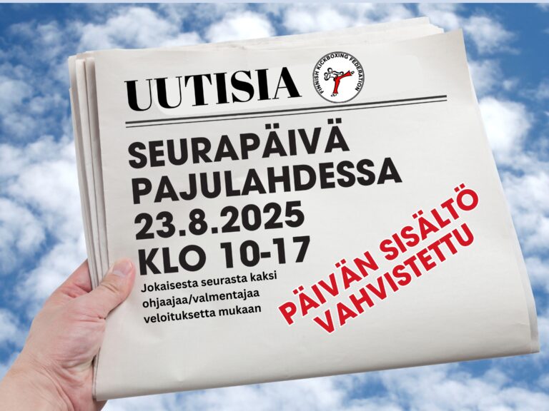 Seurapäivä sisältö vahvistettu